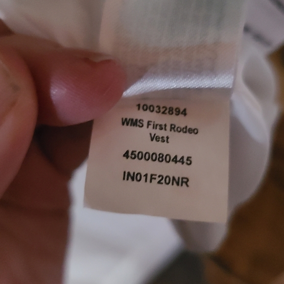 Ariat NWT Women's Rucksack First Rodeo Vest in Brown XL - Picture 14 of 15